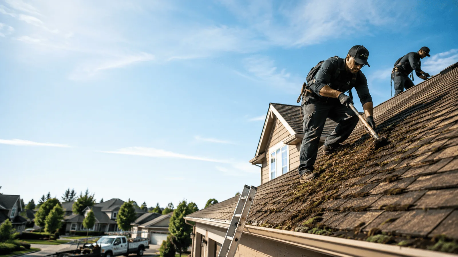 Roof Moss Removal in Danvers, IL near me
